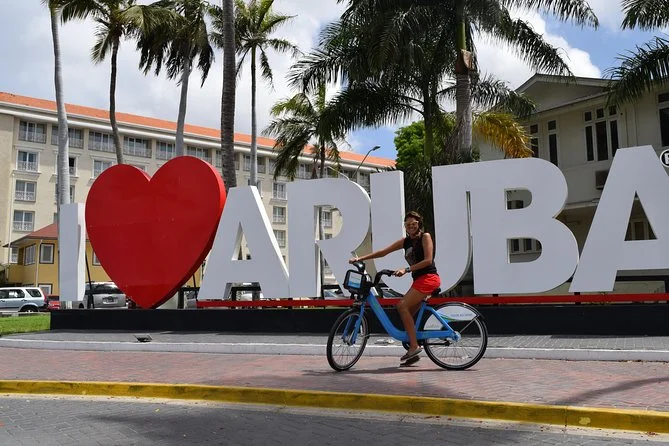 Cycling at Oranjestad