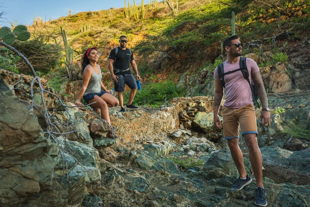 Hiking at Arikok National Park