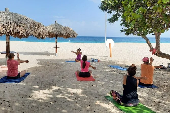 Yoga at Eagle Beach