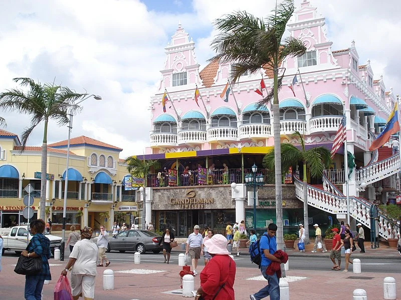 Streets of Oranjestad Aruba