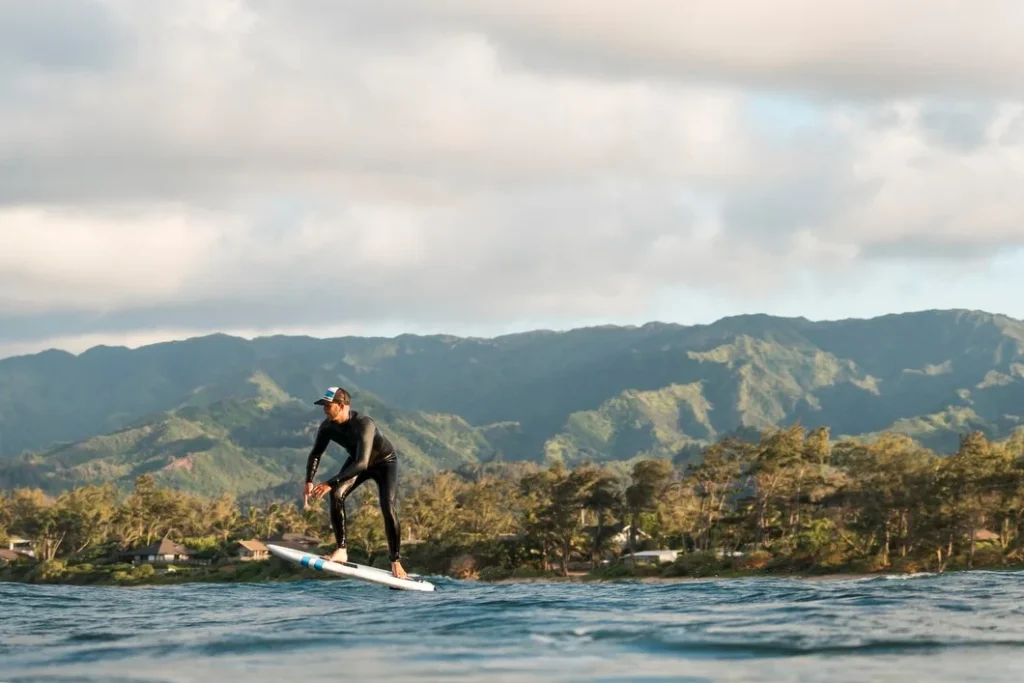 Man surfing at the beach